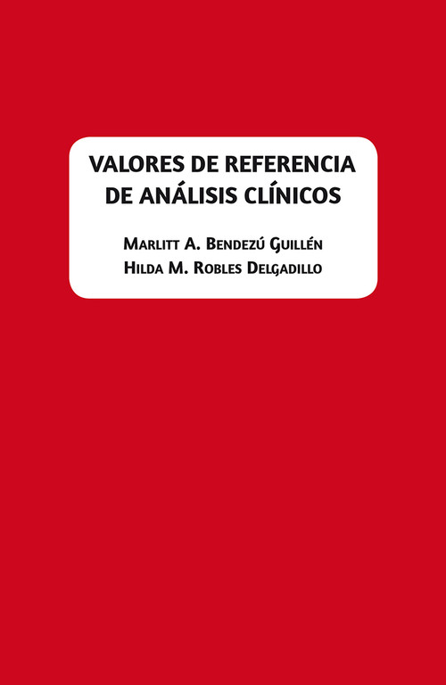 VALORES DE REFERENCIA DE ANALISIS CLINICOS