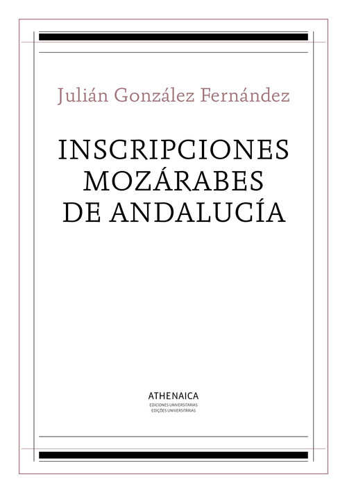 INSCRIPCIONES MOZARABES DE ANDALUCIA