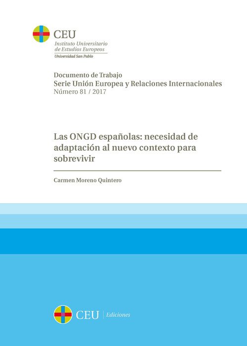 ONGD ESPAOLAS, LAS: NECESIDAD DE ADAPTACION AL NUEVO CONTEX