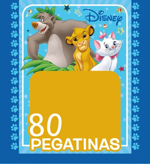 ANIMALES CLASICOS. PEGATINAS DISNEY (80 PEGATINAS)