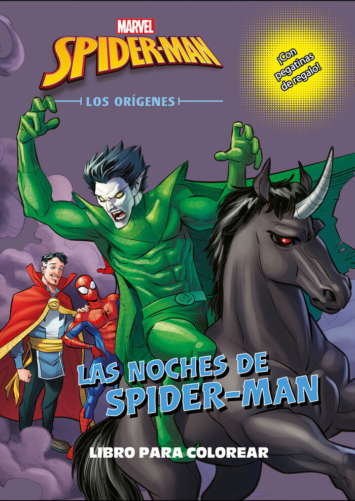 SPIDER-MAN. LOS ORIGENES. LIBRO PARA COLOREAR