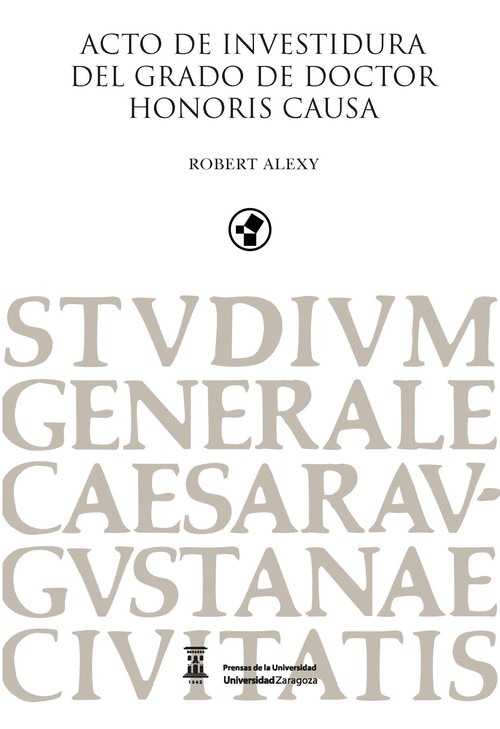 ACTO DE INVESTIDURA DEL GRADO DE DOCTOR HONORIS CAUSA ROBERT
