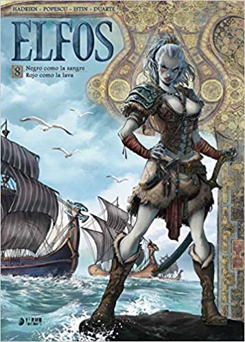ELFOS 8 NEGRO COMO LA SANGRE ROJO COMO LA LAVA