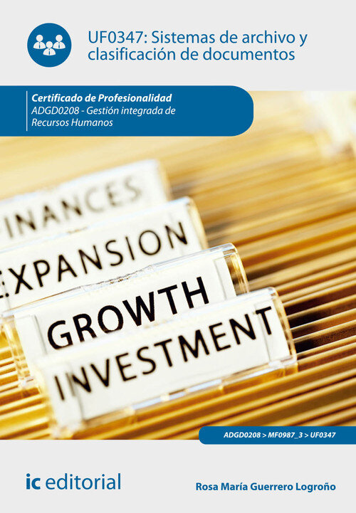 SISTEMAS DE ARCHIVO Y CLASIFICACION DE DOCUMENTOS. ADGD0208