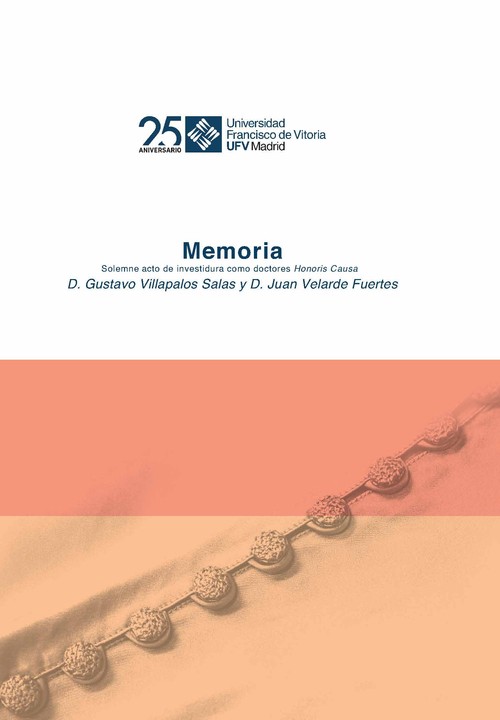 GUSTAVO VILLAPALOS Y JUAN VELARDE FUERTES. MEMORIA. SOLEMNE