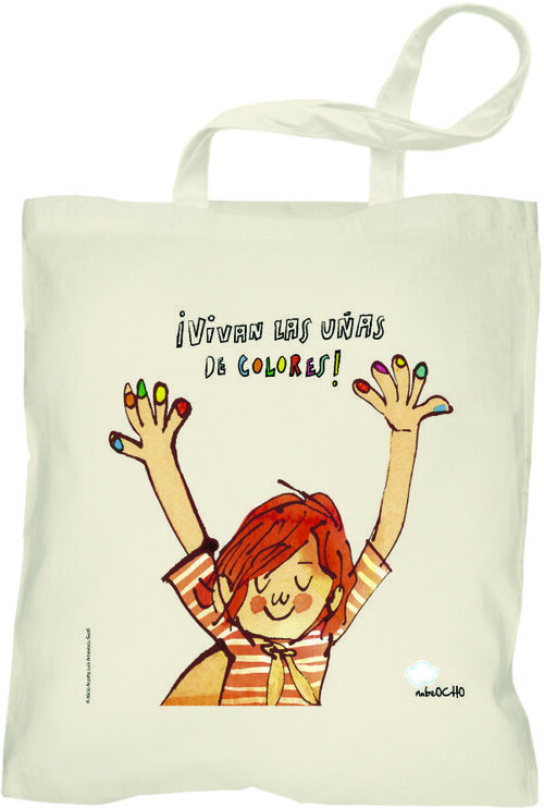 BOLSA VIVAN LAS U�AS DE COLORES