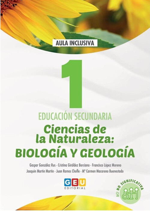 CIENCIAS DE LA NATURALEZA: BIOLOGIA Y GEOLOGIA ACI NO SIGNI