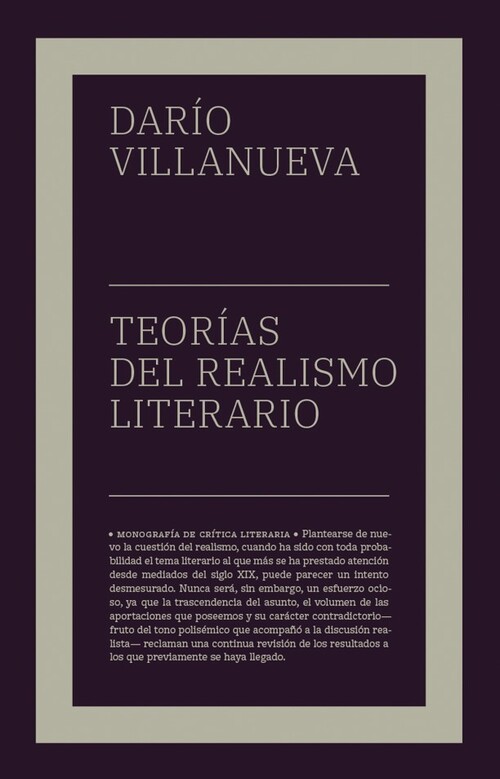 TEORIAS DEL REALISMO LITERARIO