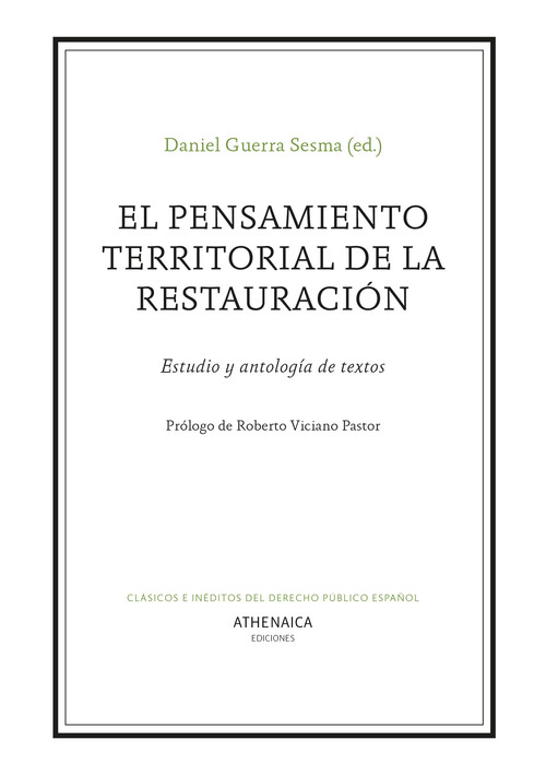 PENSAMIENTO TERRITORIAL DE LA RESTAURACION, EL