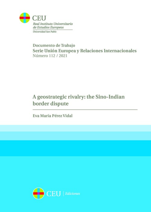 A GEOSTRATEGIC RIVALRY: THE SINO-INDIAN BORDER DISPUTE