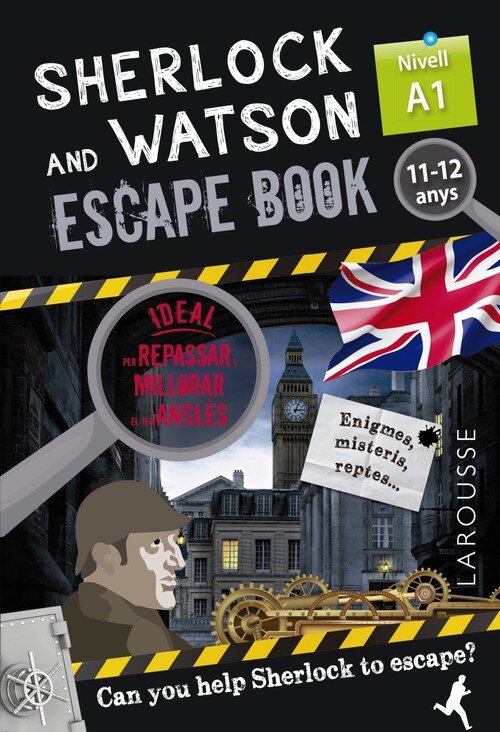 SHERLOCK & WATSON. ESCAPE BOOK PER REPASSAR ANGLES. 11-12 AN