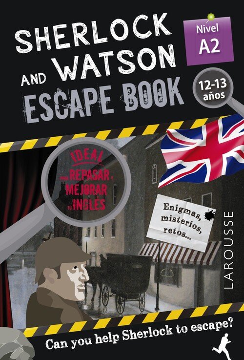 SHERLOCK & WATSON. ESCAPE BOOK PARA REPASAR INGLES. 12-13 A�