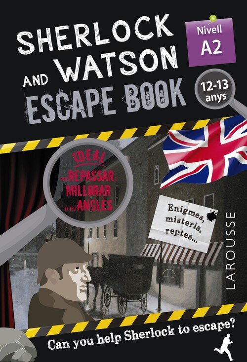 SHERLOCK & WATSON. ESCAPE BOOK PER REPASSAR ANGLES. 12-13 AN