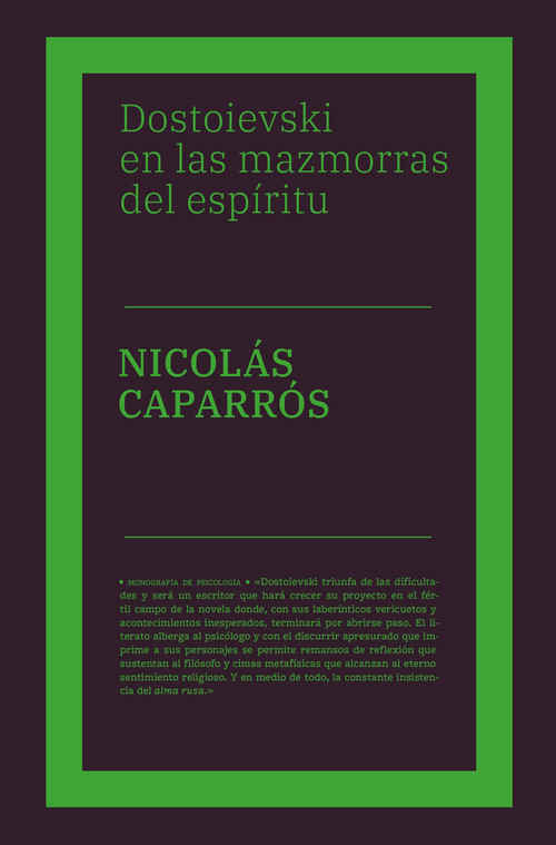DOSTOIEVSKI EN LAS MAZMORRAS DEL ESPIRITU