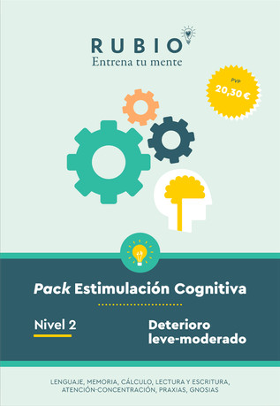 PACK ESTIMULACION COGNITIVA. NIVEL 2 DETERIORO LEVE-MODERAD