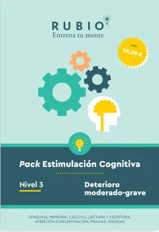 PACK ESTIMULACION COGNITIVA. NIVEL 3 DETERIORO MODERADO-GRA