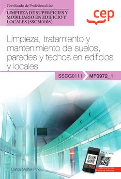 MANUAL. LIMPIEZA, TRATAMIENTO Y MANTENIMIENTO DE SUELOS, PAR