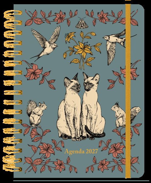 AGENDA ANUAL SEMANAL 2027 LAURA AGUSTI GATOS