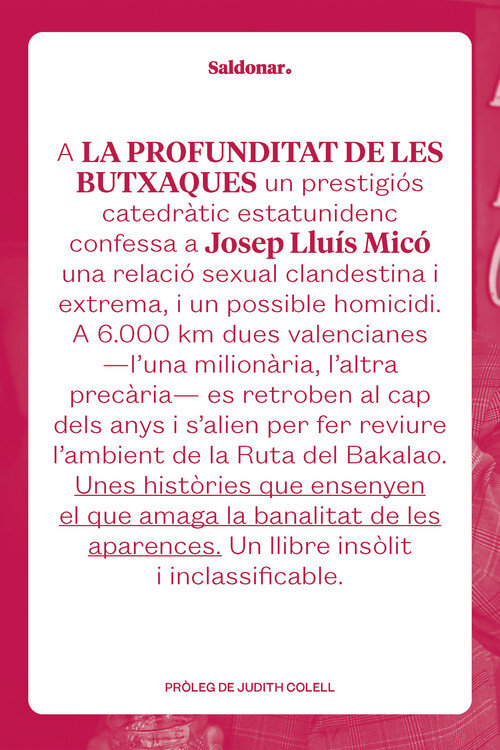 PROFUNDITAT DE LES BUTXAQUES, LA