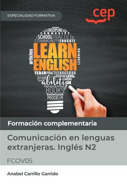 MANUAL. COMUNICACION EN LENGUAS EXTRANJERAS. INGLES N2 (FCOV