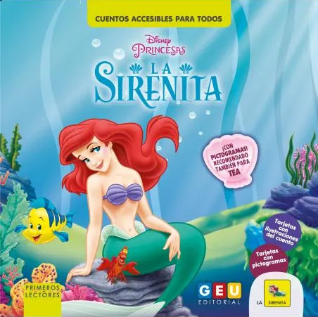 CUENTO CON PICTOGRAMAS EN MAYUSCULA DISNEY: LA SIRENITA