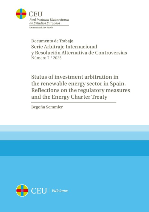 STATUS OF INVESTMENT ARBITRATION IN THE RENEWABLE ENERGY SEC
