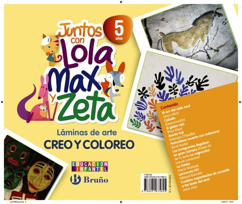JUNTOS CON LOLA, MAX Y ZETA 5 A�OS LAMINAS DE ARTE CREO Y CO