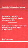 COMUNION Y SERVICIO-LA PERSONA HUMANA CREADA A IMAGEN DE DIO