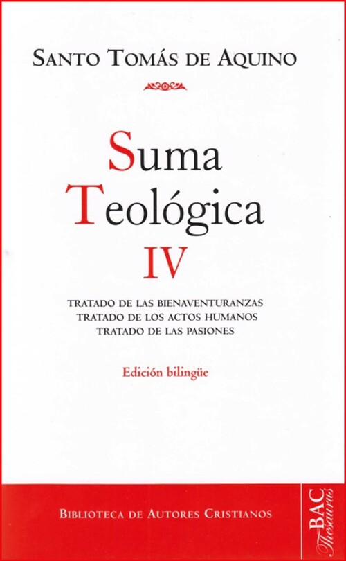 SUMA TEOLOGICA IV (BILINGUE)