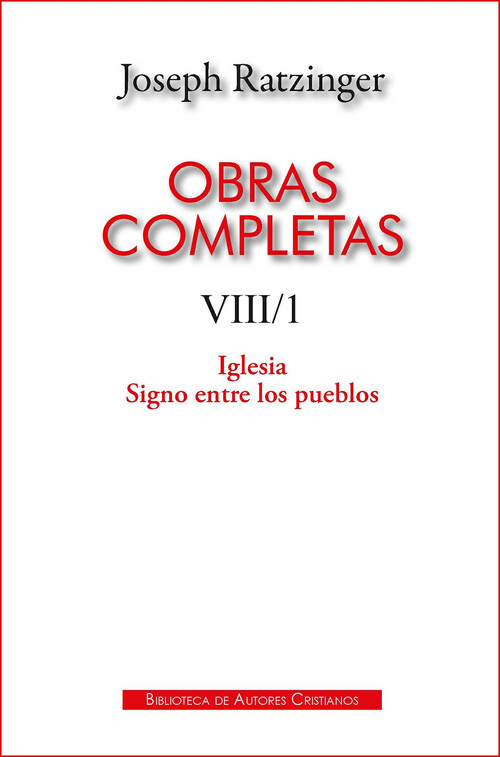OBRAS COMPLETAS VIII/1 RATZINGER