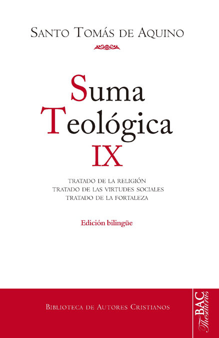 SUMA TEOLOGICA IX (BILINGUE)