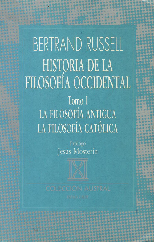 HISTORIA DE LA FILOSOFIA OCCIDENTAL, I