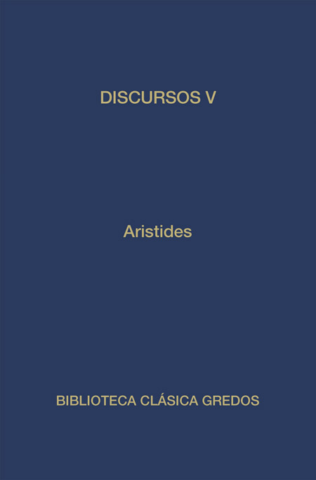 DISCURSOS (ARISTIDES) VOL. 5