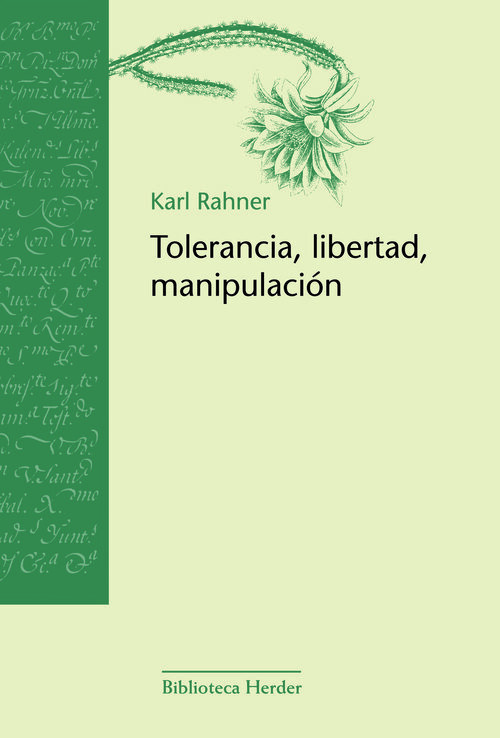 TOLERANCIA, LIBERTAD Y MANIPULACION