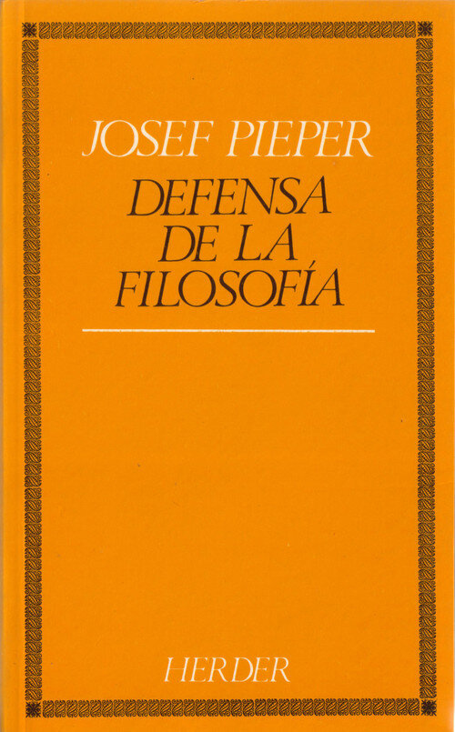 DEFENSA DE LA FILOSOFIA
