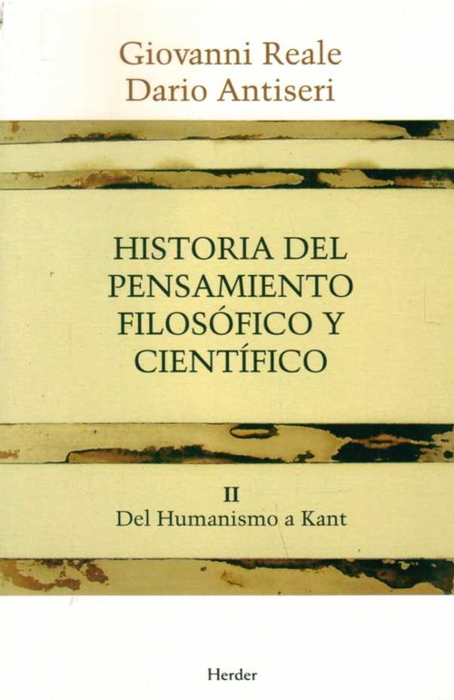 HISTORIA DEL PENSAMIENTO FILOSOFICO Y CIENTIFICO T. II