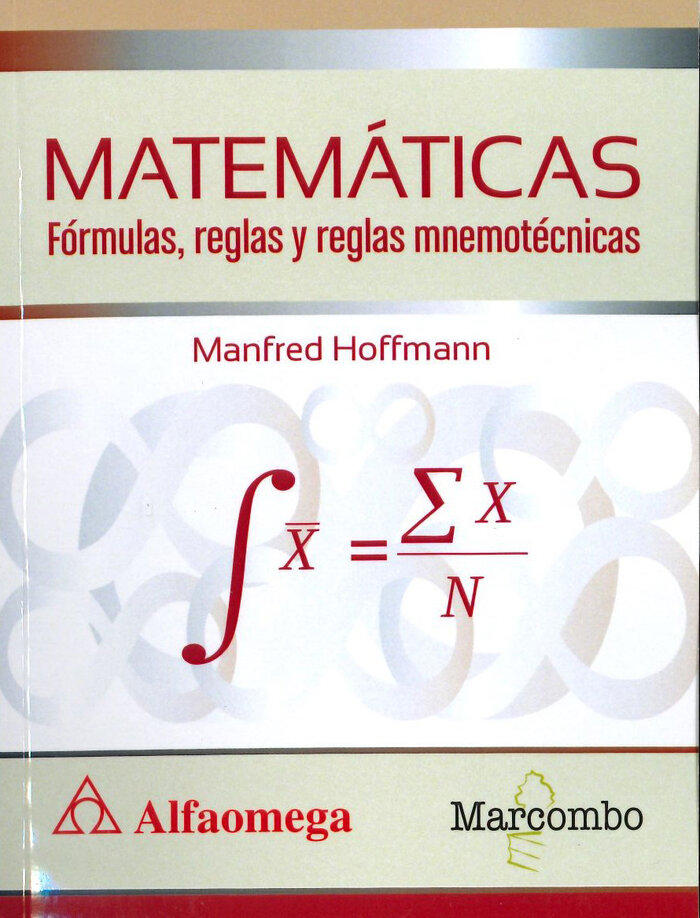 MATEMATICAS FORMULAS, REGLAS Y REGLAS MNEMOTECNICAS