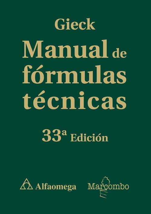 MANUAL DE FORMULAS TECNICAS 33 ED.