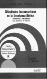 DIFICULTADES LECTOESCRITORAS EN LA ENSE�ANZA BASICA