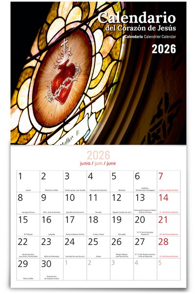 CALENDARIO 2026 FALDILLAS SGDO.CORAZON
