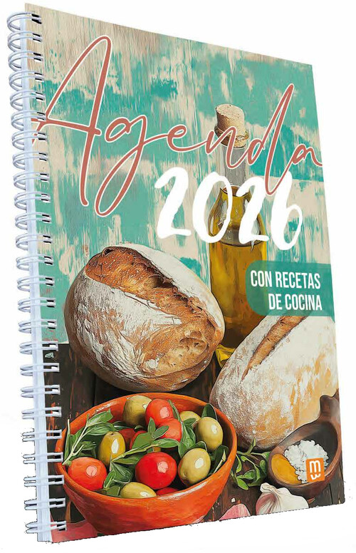 AGENDA CON RECETAS DE COCINA 2026