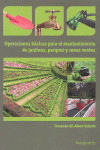 OPERACIONES BASICAS PARA EL MANTENIMIENTO DE JARDINES, PARQU