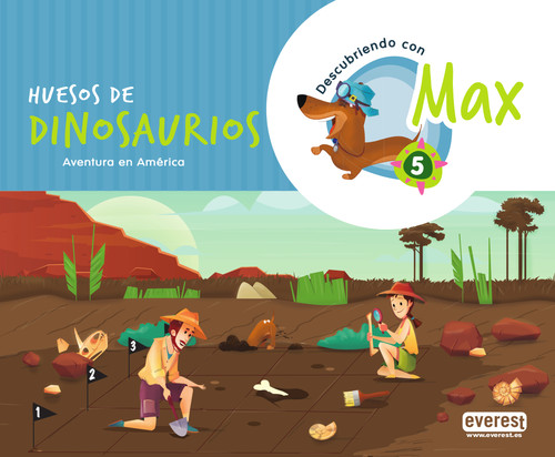 DESCUBRIENDO CON MAX 5 EI 20 HUESOS DE DINOSAURIOS