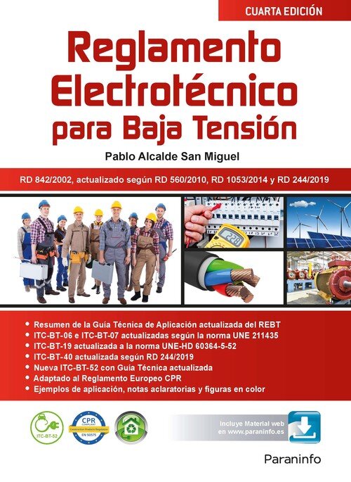 REGLAMENTO ELECTROTECNICO PARA BAJA TENSION 4.� EDICION 2019
