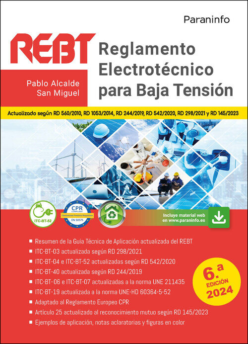 REGLAMENTO ELECTROTECNICO PARA BAJA TENSION 6.� EDICION 2024