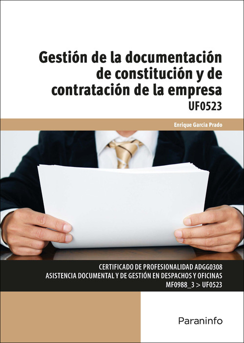 GESTION DE LA DOCUMENTACION DE CONSTITUCION Y DE CONTRATACIO