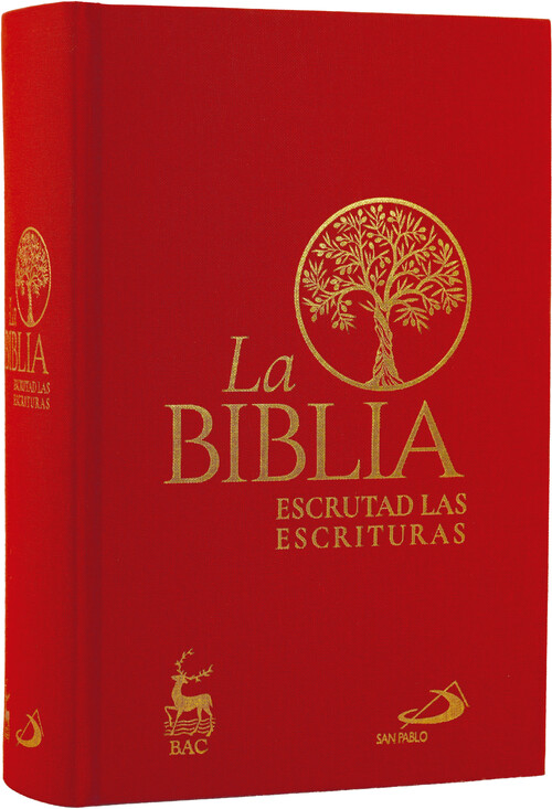 BIBLIA, LA. ESCRUTAD LAS ESCRITURAS - CARTONE TELA ROJA