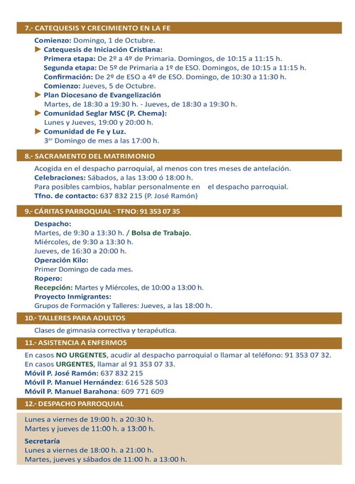 EVANGELIO POPULAR 2018, PARROQUIA NTRA, SRA, SAGRADO CORAZON