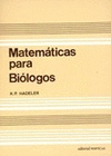 MATEMATICAS PARA BIOLOGOS