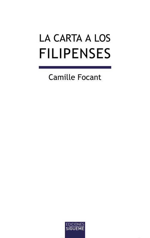 CARTA A LOS FILIPENSES,LA